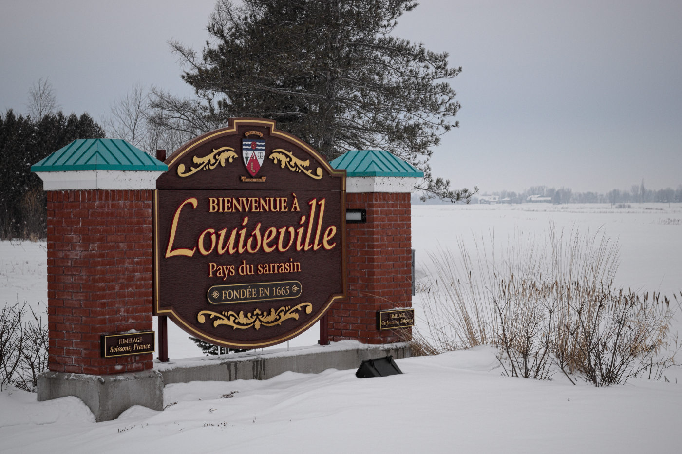 A warm welcome as we arrive in Louiseville